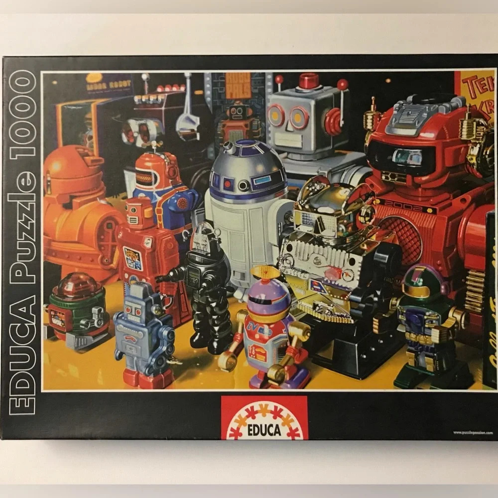 Puzzle 1000 Piece Robot Jigsaw Puzzle by Educa